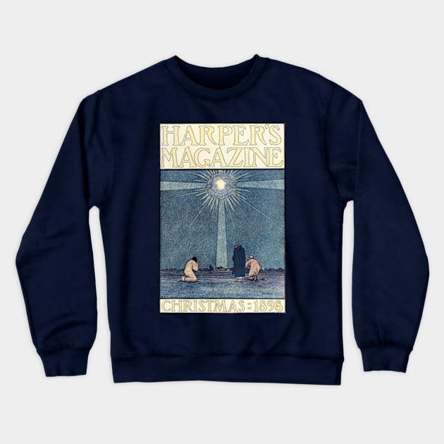 Harper's Magazine, Christmas 1898 Crewneck Sweatshirt by UndiscoveredWonders